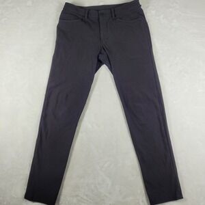 Lululemon ABC Pants‎ Men's 32x31 Black Slim 5 Pocket Warpstreme Casual LM5552S